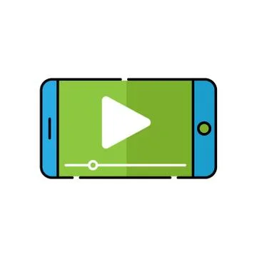 Video Call Icon Logo Vector Illustration. Video Call icon design vector templ Stock-Illustration