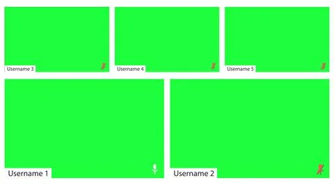 Video call layout. An application window with a place to insert your image or Stock Illustration