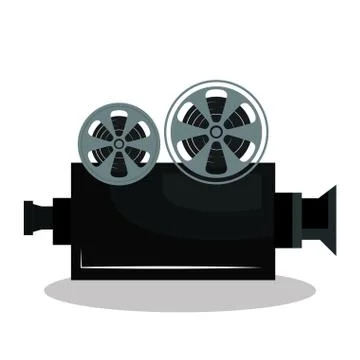 Video camera cinema icon Stock Illustration