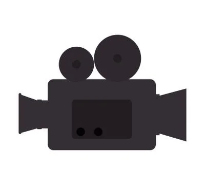 Video camera cinema icon Stock Illustration