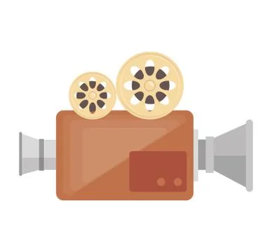 Video camera cinema icon Stock Illustration