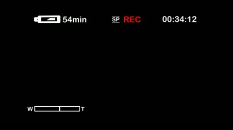 Video Camera Display 스톡 동영상 11137681