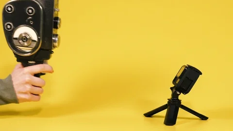 Video camera. Stock Footage 129409367