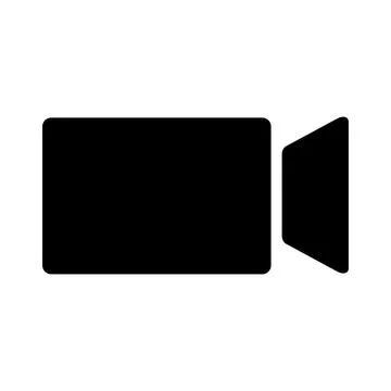 Video camera icon. Cinema camera icon. Film camera and movie camera icons. .. Stock Illustration