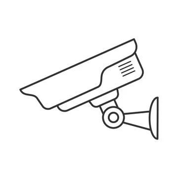 Video camera icon. An empty polygon. Simple vector illustration for websites, Stock Illustration