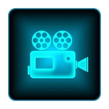 Video camera icon 스톡 일러스트