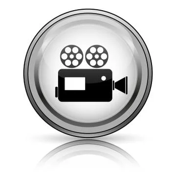 Video camera icon 스톡 일러스트
