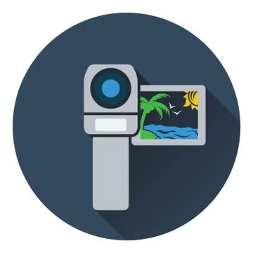 Video camera icon Stock Illustration