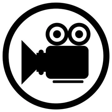 Video camera icon Stock Illustration