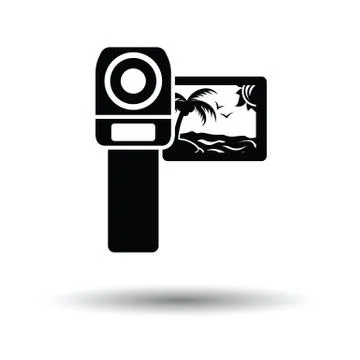 Video camera icon Stock Illustration