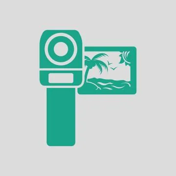 Video camera icon Stock Illustration