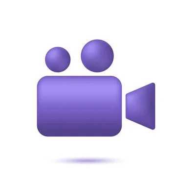 Video camera icon Stock Illustration