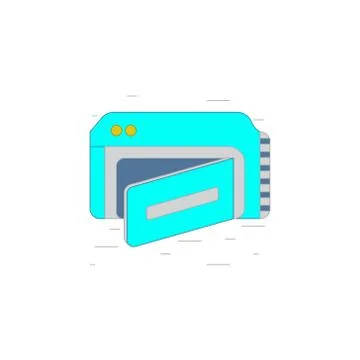Video camera icon or illustration in outline style Stock Illustration