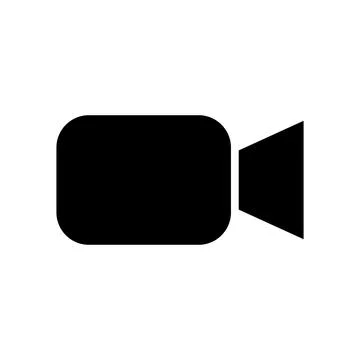 Video camera icon vector template illustration design Иллюстрация