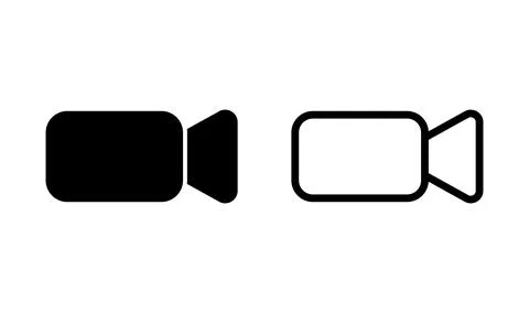 Video camera icon vector. Video Camera. Camera Icons. Movie Sign. Cinema Stock Illustration