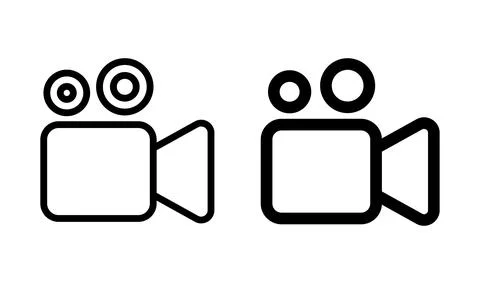 Video camera icon vector. Video Camera. Camera Icons. Movie Sign. Cinema イラスト素材