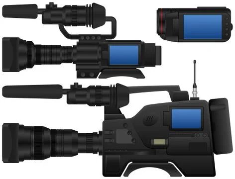 Video camera Stock Illustration