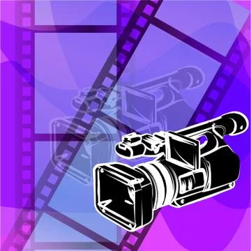 Video camera Stock Illustration