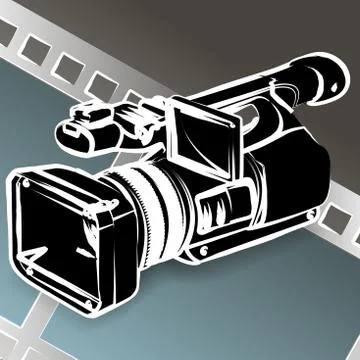 Video camera Stock Illustration