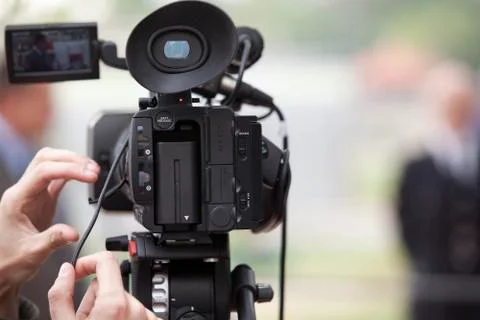 Video camera Foto stock