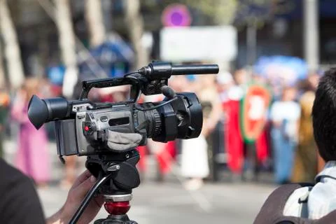 Video camera Foto stock