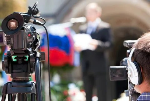 Video camera Foto stock