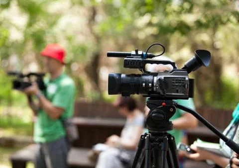 Video camera Foto stock