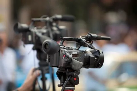 Video camera Foto stock