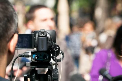 Video camera Foto stock