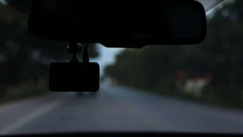 Video camera recorder in car Stock Footage 81794580