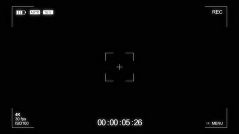 Video Camera Recorder Screen Interface Stock Footage 138802154