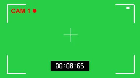 Video Camera Recording frame viewfinder screen Illustrazione stock