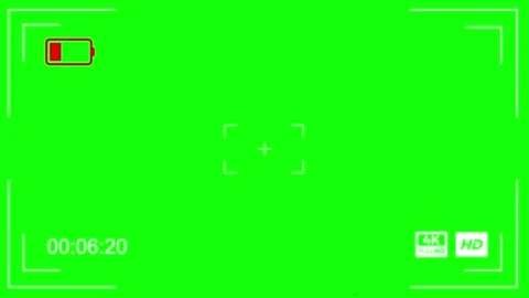 Video Camera Recording Screen Low Batter... | Stock Video | Pond5