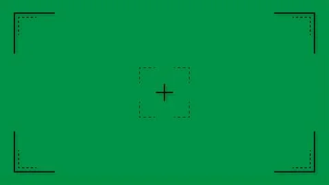 Video camera recording screen overlay Stock Illustration