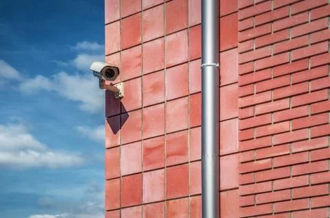 Video camera security system Stock Photos