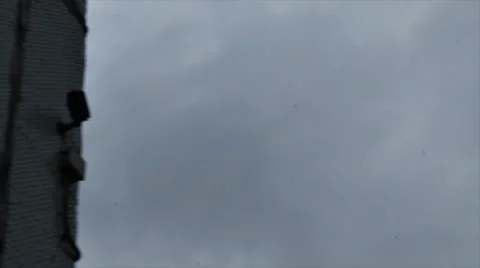 Video camera security system on the wall of the building Video stock 68612972