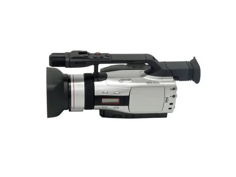 Video Camera Side View Stock Photos