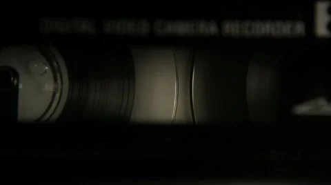 Video Camera Tape Recording Stock Footage 929885