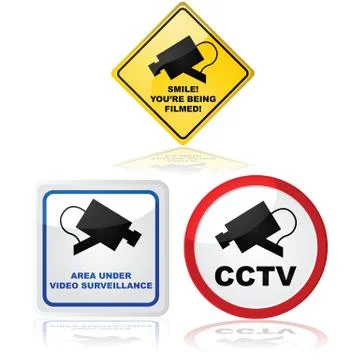 Video camera in use Illustrazione stock