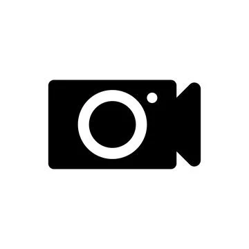 Video camera vector icon on white isolated background 스톡 일러스트