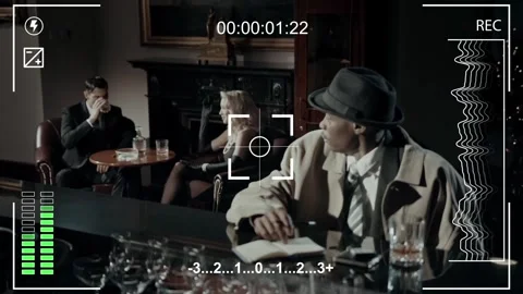 Video Camera Viewfinder Recording Frame Stock After Effects