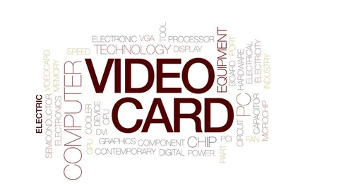 Video card animated word cloud, text design animation. Kinetic typography. Stock Footage 78556210