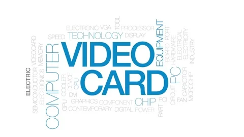 Video card animated word cloud, text design animation.Kinetic typography. Stock Footage 78711442
