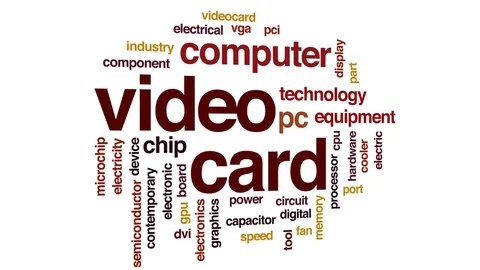 Video card animated word cloud, text design animation. Stock Footage 79287701