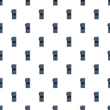 Video card pattern representing computer hardware technology 库存插图