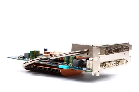 Video card. Stock Photos