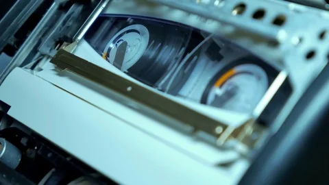 Video cassette 8mm camera Stock Footage 72306663