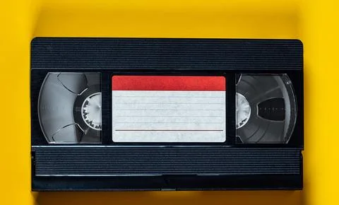 Video Cassette closeup Foto stock