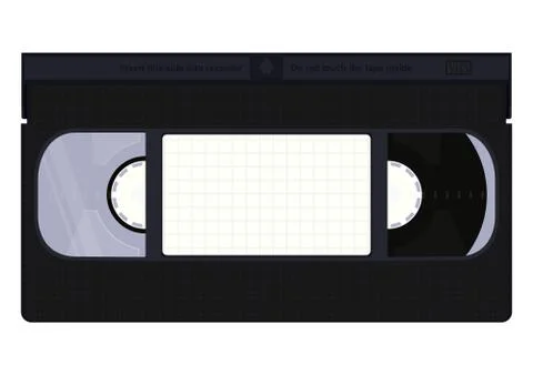Video cassette. Stock Illustration