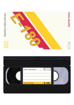 Video cassette. Stock Illustration